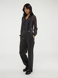 Blouse à manches longues avec boutons
