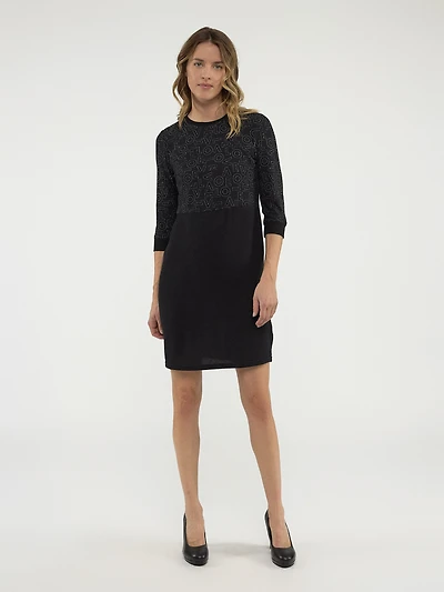 Short straight knit dress