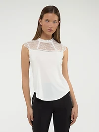 Semi-fitted tank top