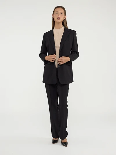 Semi-fitted jacket
