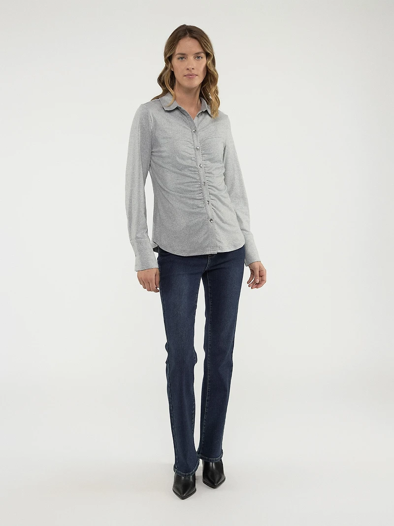 Blouse à manches longues avec boutons