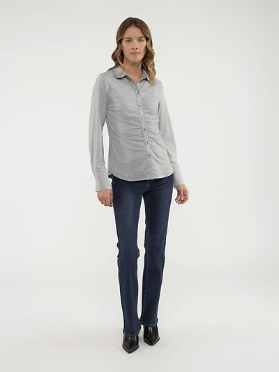 Blouse à manches longues avec boutons