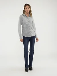 Blouse à manches longues avec boutons
