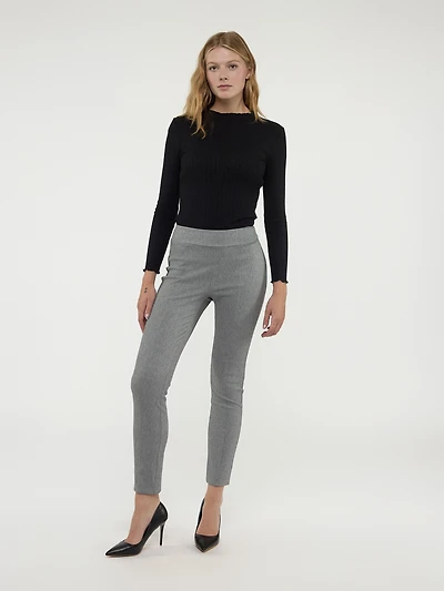 Pantalon étroit ajusté à enfiler