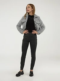 High waist narrow pant