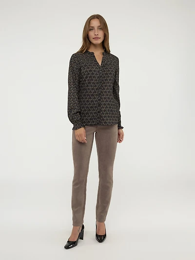 Blouse à manches longues avec boutons