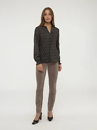 Blouse à manches longues avec boutons
