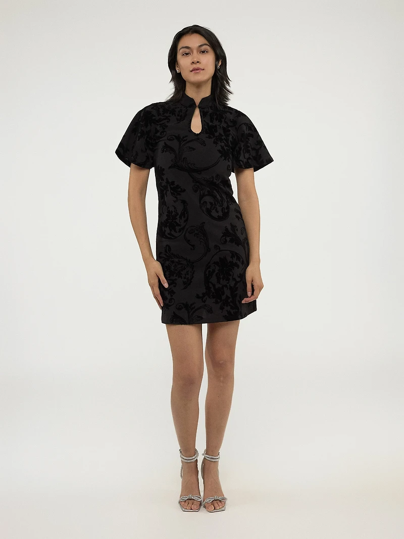 Short straight knit dress