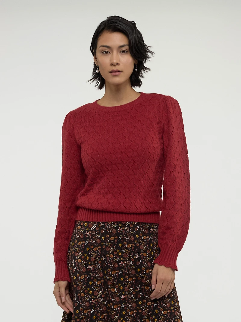 Chandail ajusté à manches longues