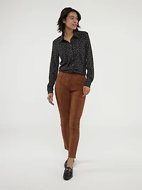 Skinny fitted pull-on pant