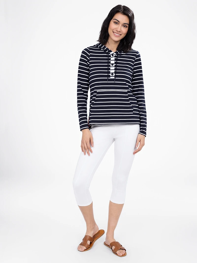 Capri skinny ajusté en tricot à enfiler