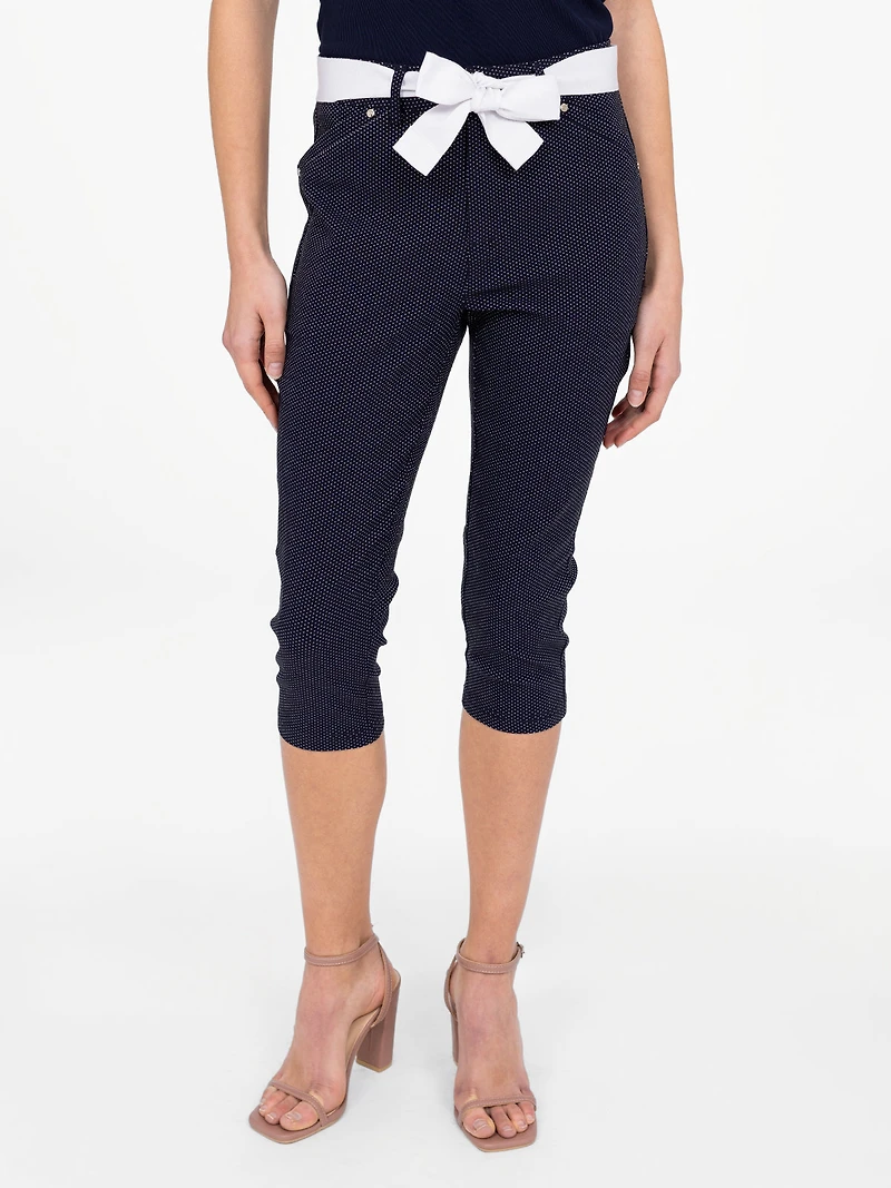 Skinny fitted capri