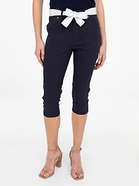 Skinny fitted capri
