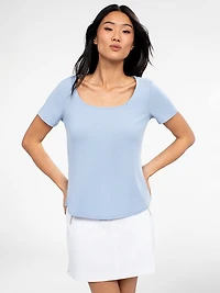 Short-sleeve fitted t-shirt