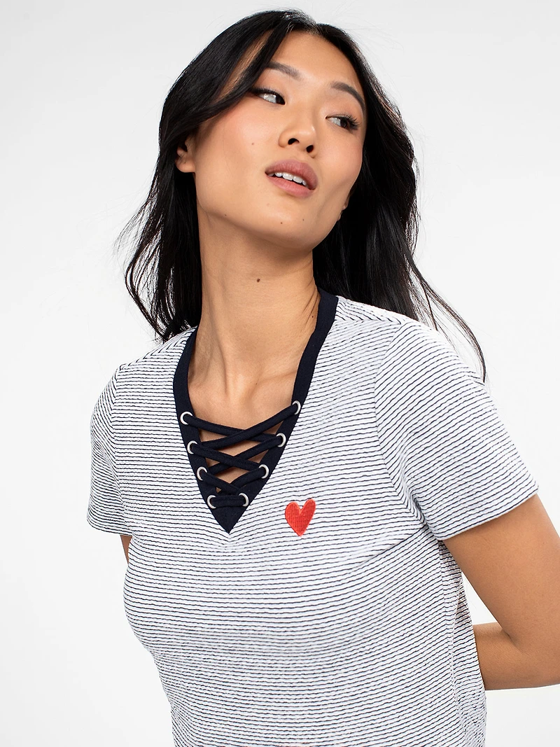 T-shirt à manches 3/4