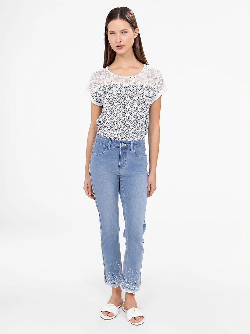 Skinny fitted ankle jean