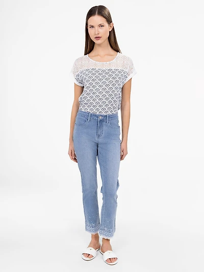 Skinny fitted ankle jean