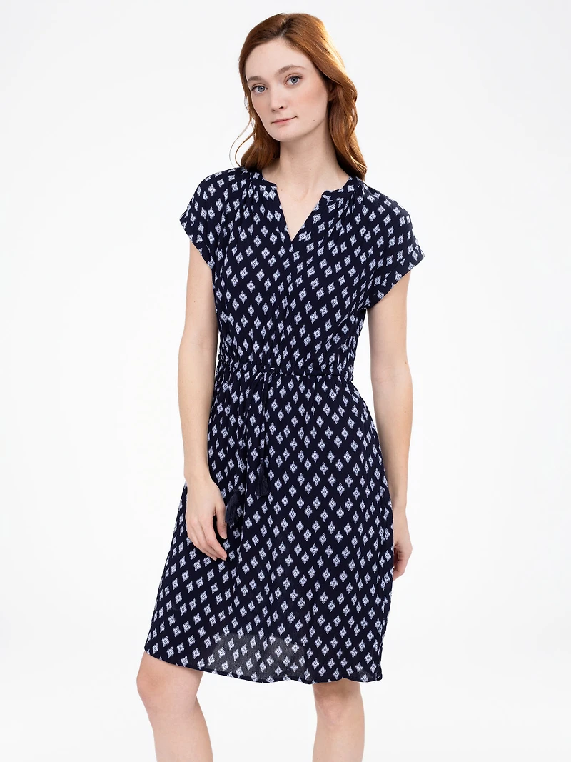 A line midi dress