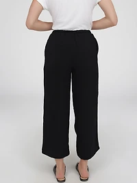 Pantalon large décontracté à enfiler