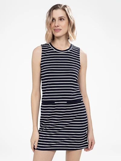 Short straight knit dress