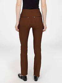 Pantalon droit ajusté à enfiler