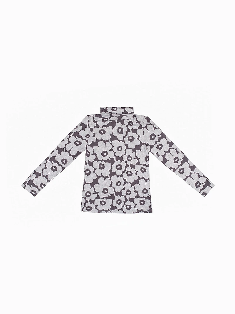 Long-sleeve semi-fitted t-shirt