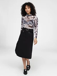 Jupe courte évasée habillée