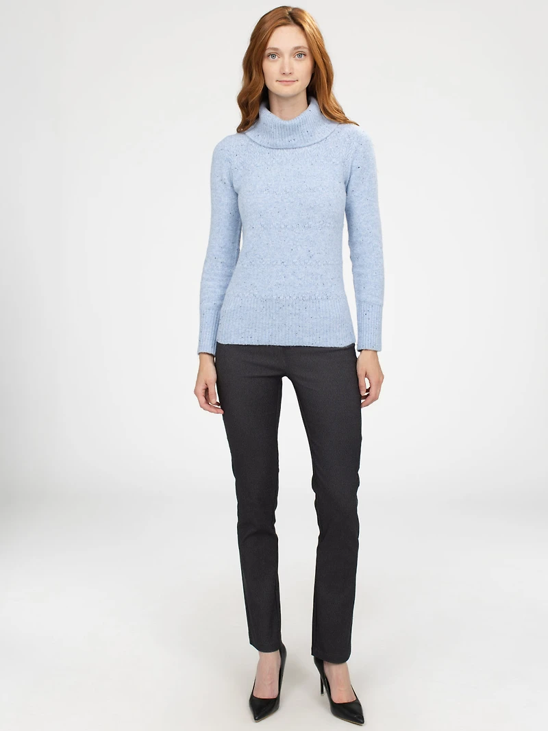 Pantalon droit ajusté à enfiler