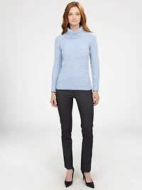 Pantalon droit ajusté à enfiler