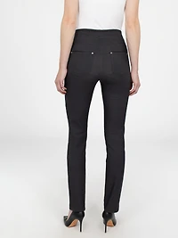Pantalon droit ajusté à enfiler