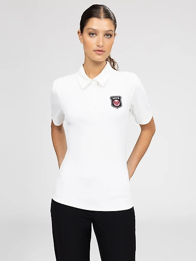 Short-sleeve semi-fitted t-shirt