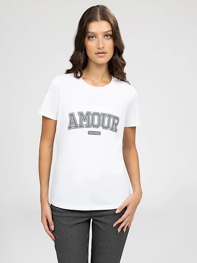Loose short-sleeve t-shirt