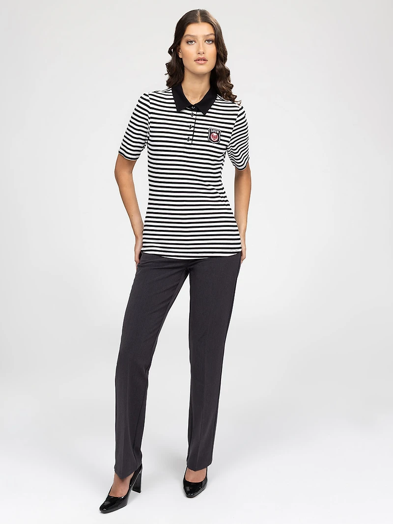 Boot leg dressy pant