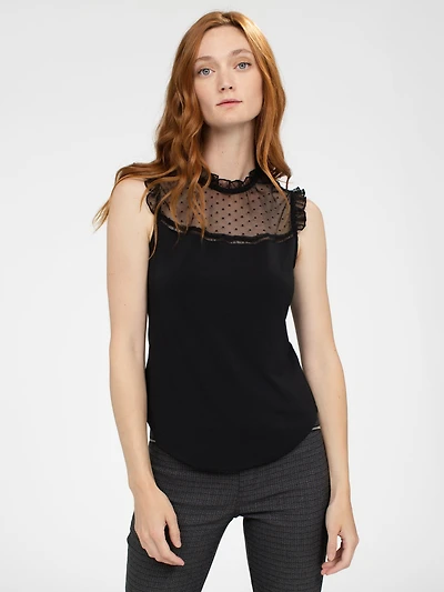 Semi-fitted tank top