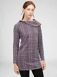 Long-sleevesemi-fitted knit tunic