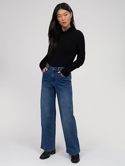 Wide-leg jeans