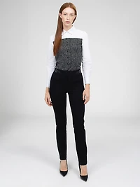 Pantalon droit à enfiler
