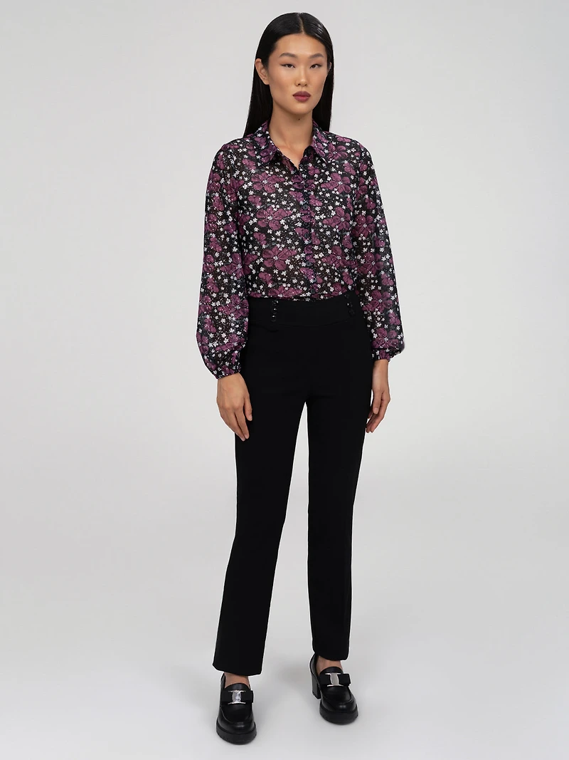Pantalon étroit à enfiler