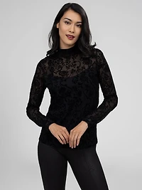 T-shirt ajusté à manches longues