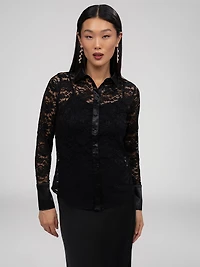 Blouse à manches longues avec boutons