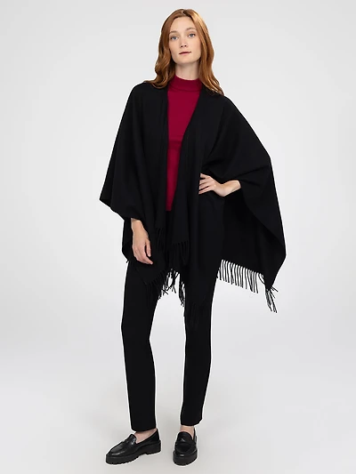 Poncho en tricot