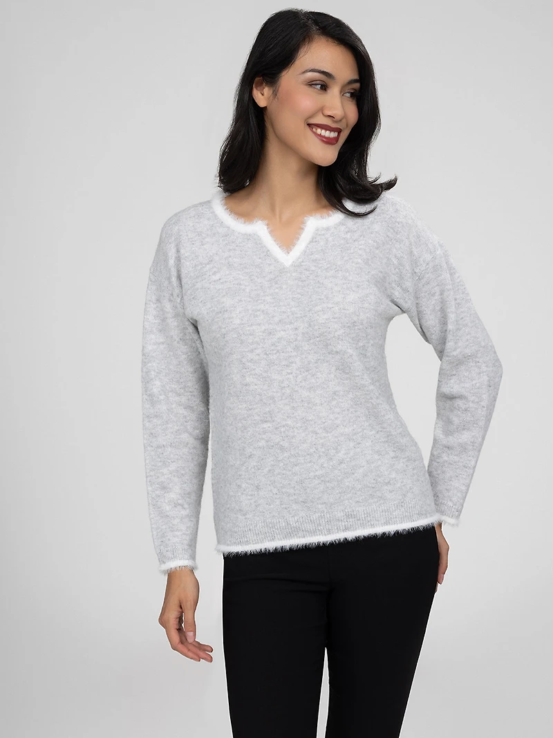 Chandail ample à manches longues