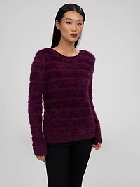 Long-sleeve pullover sweater