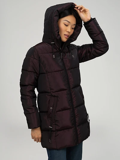 Long manteau matelassé