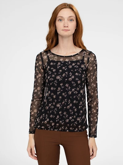 Long-sleeve loose fit t-shirt