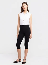Capri étroit ajusté à enfiler