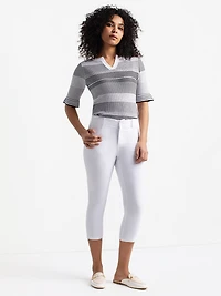 Straight pull-on capri