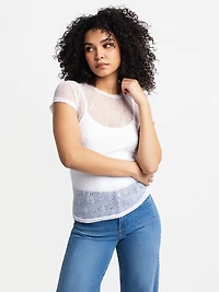 Short-sleeve fitted t-shirt