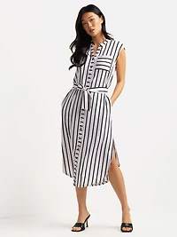 Sleeveless midi dress 
