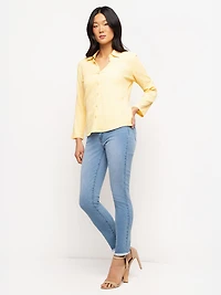 Jean skinny à la cheville